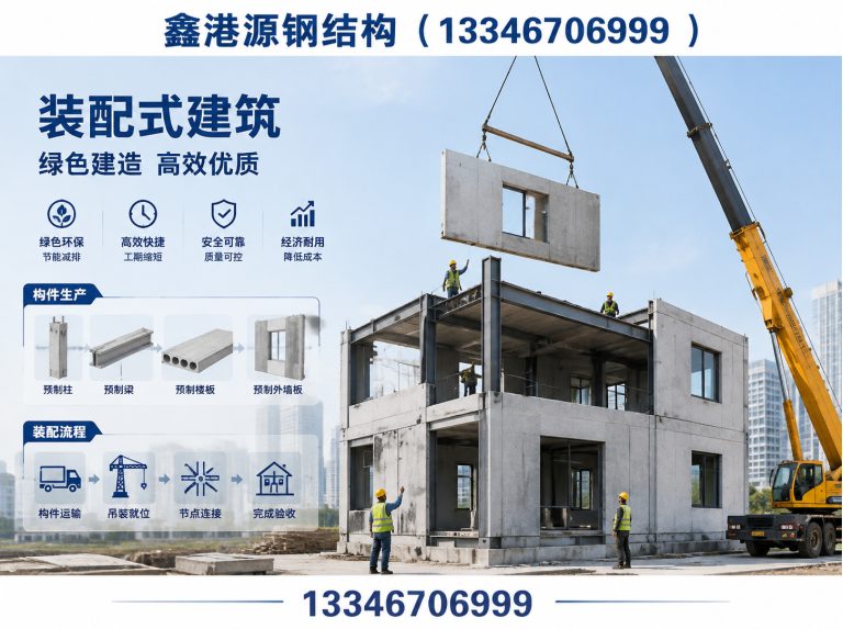 河南鑫港源钢结构展示图